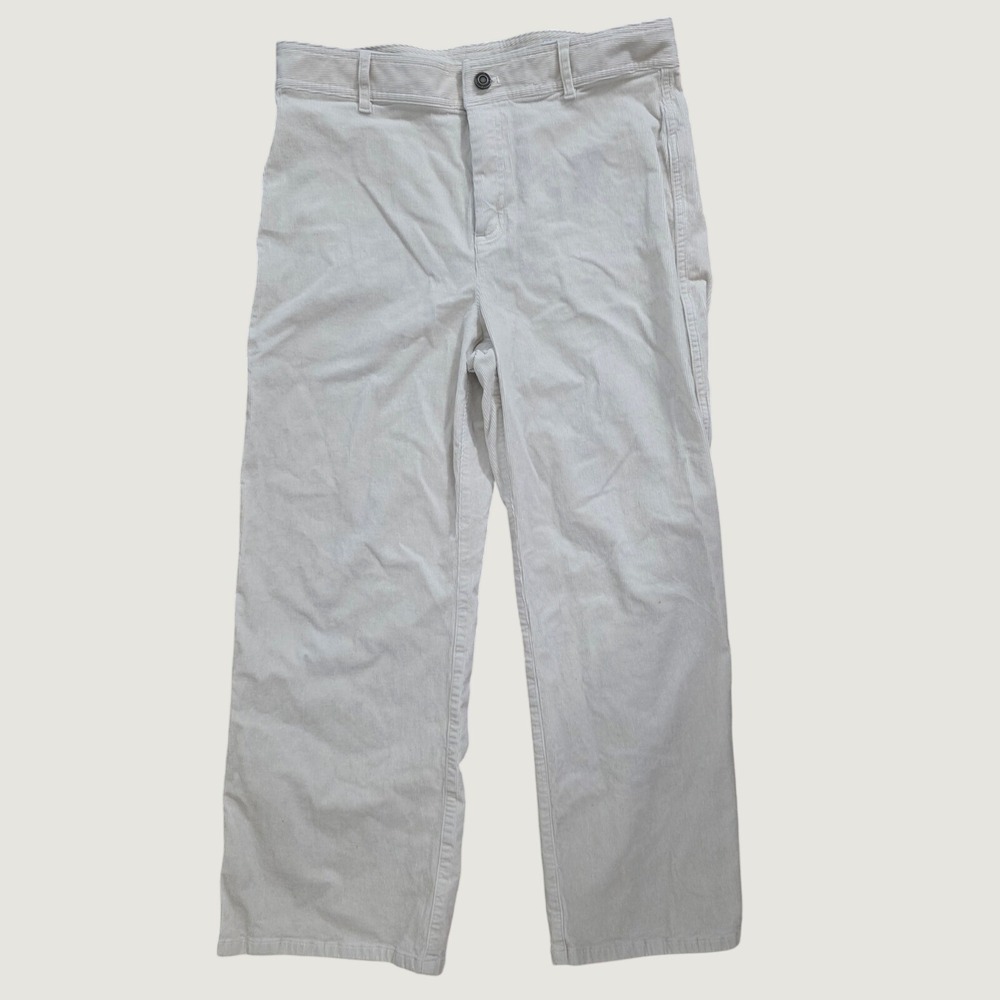 Vineyard Vines Corduroy Pants White Cream Preppy Coastal Minimalist Women's 30